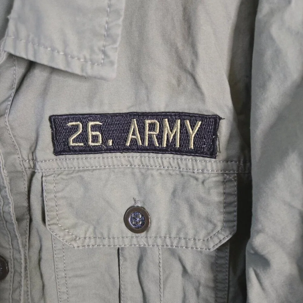 Ashley By 26 International Utility Collection Military Jacket Patches Size L